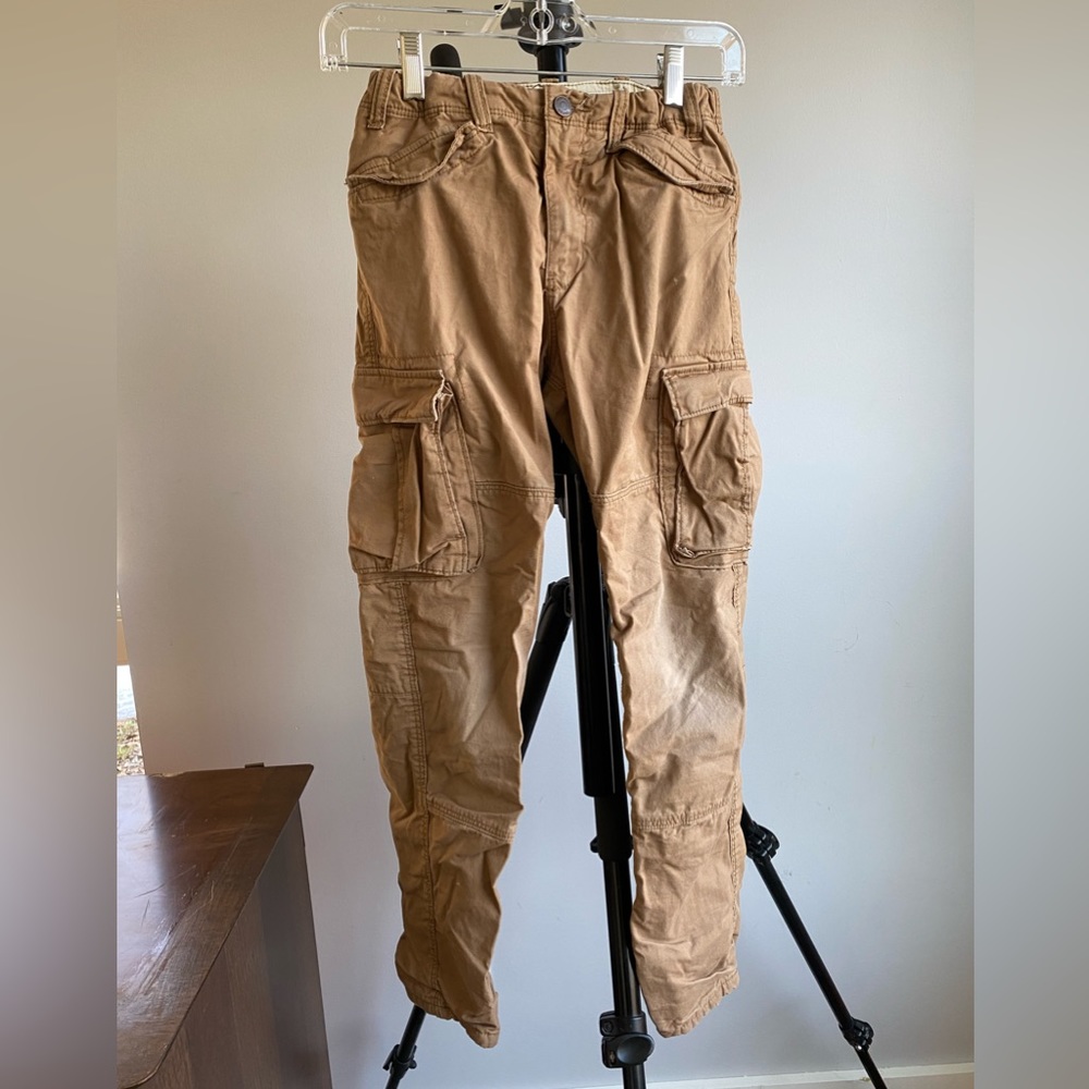 Beige cargo pants